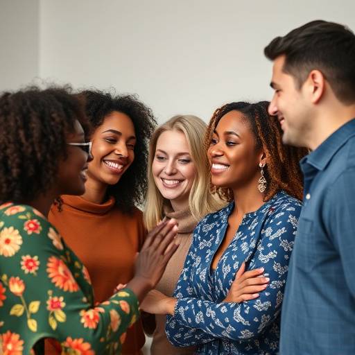 Illustration of diverse people working together harmoniously, representing positive user conduct